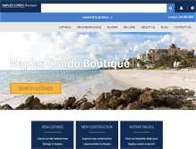 Tablet Screenshot of naplescondoboutique.com
